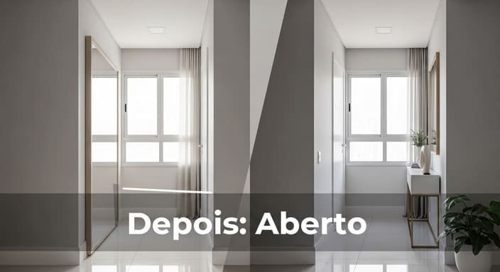 Espelhos Estratégicos Contra Claustrofobia