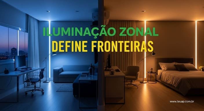 Iluminação Zonal: Luz que Define Fronteiras