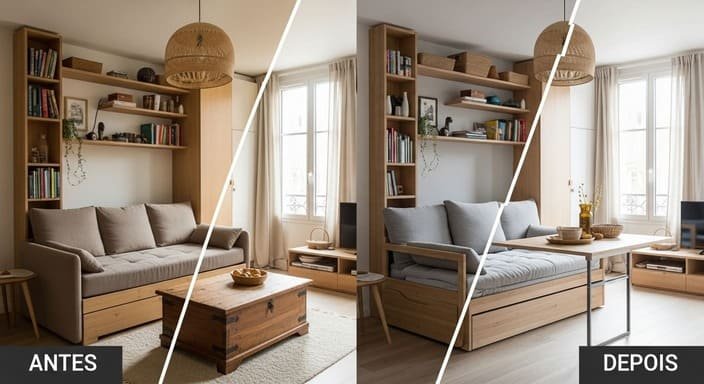 Escolha Móveis Multifuncionais e Compactos
