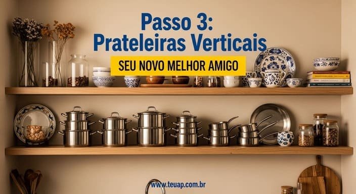 Passo 3: Prateleiras Verticais