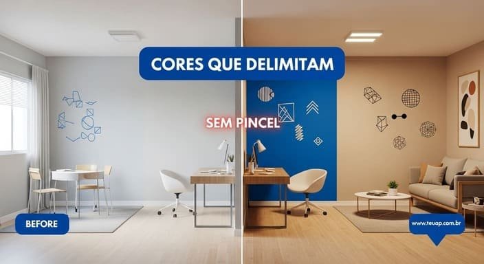 Cores que Delimitam: Pintura sem Pincel