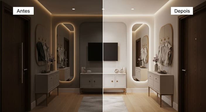 Iluminação em Camadas: Luz que Equilibra e Destaca