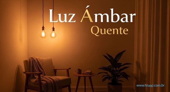 Luz Âmbar Quente