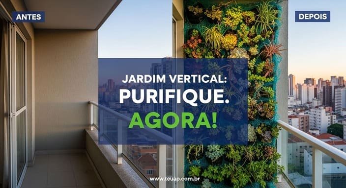Jardim Vertical: Purifique Agora!