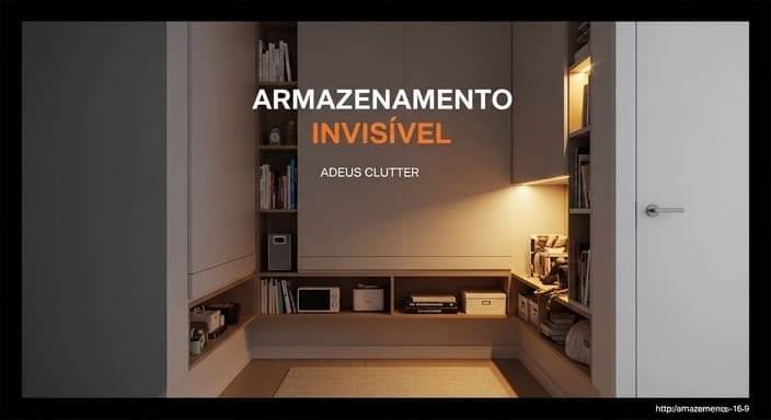 Armazenamento Invisível: Adeus ao Visual Clutter