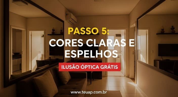 Passo 5: Cores Claras e Espelhos