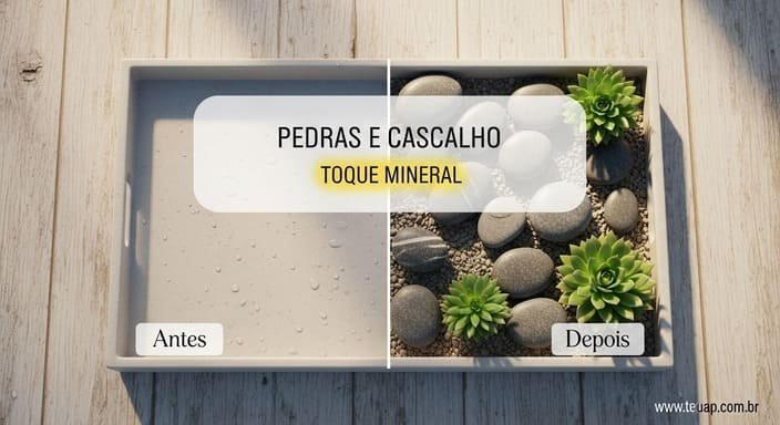 Pedras e Cascalho: Toque Mineral