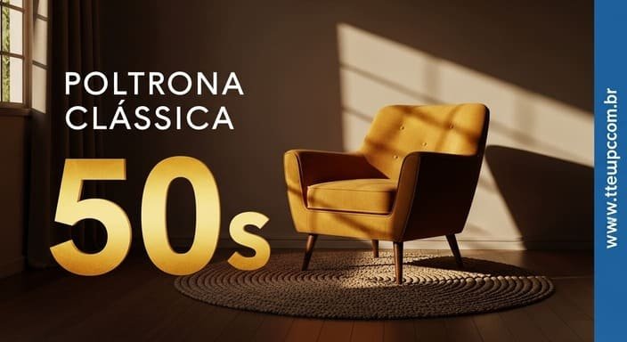 Poltrona Clássica dos Anos 50