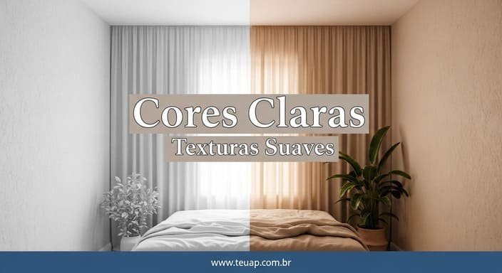 Cores Claras e Texturas Suaves
