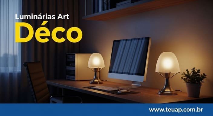 Luminárias Art Déco