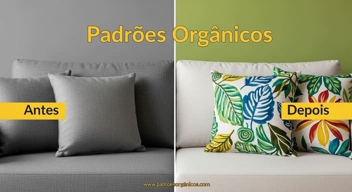 Padrões Orgânicos nas Almofadas