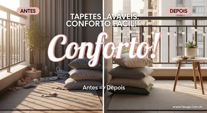 Tapetes Laváveis: Conforto Fácil!