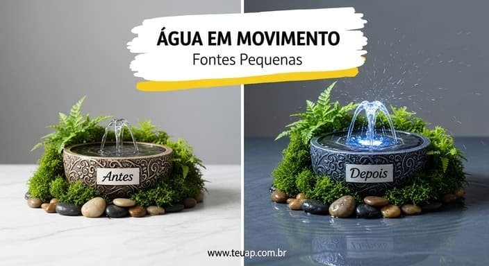 Água em Movimento: Fontes Pequenas