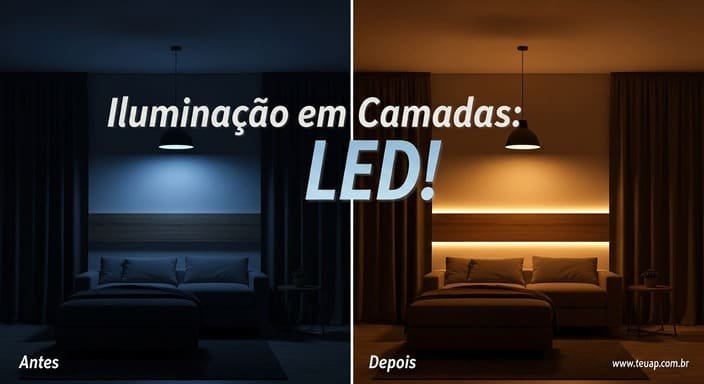 Iluminação Camadas
LED Aconchegante!