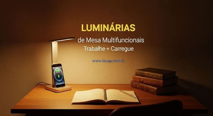 Luminárias de Mesa Multifuncionais
