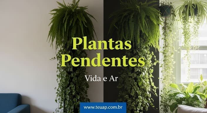 Plantas Pendentes para Vida e Ar