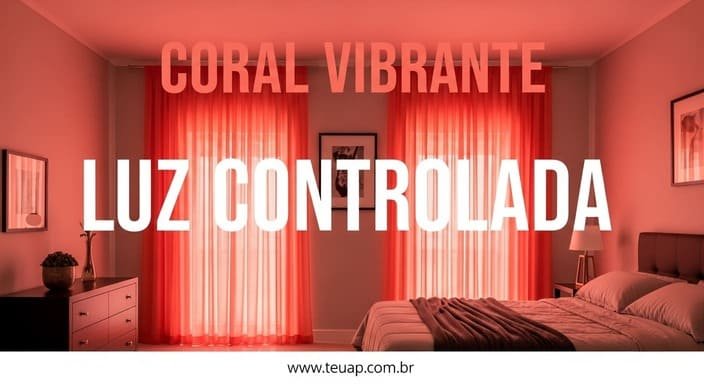 Coral Vibrante Luz Controlada