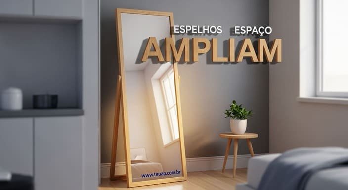 Espelhos Ampliam Espaço