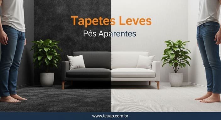 Tapetes com Pés Aparentes