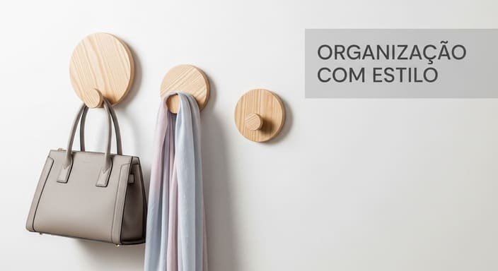 Ganchos de Parede Minimalistas