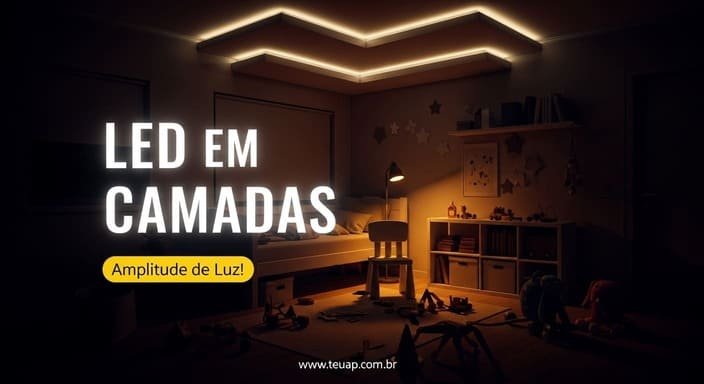 Iluminação LED em Camadas: Amplitude Luminosa