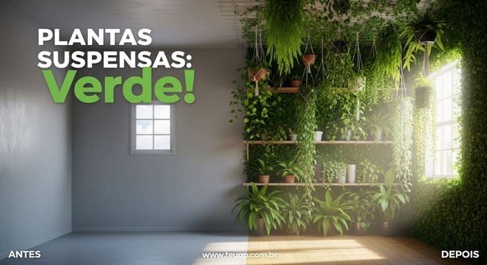 Plantas Suspensas
Verde Livre!