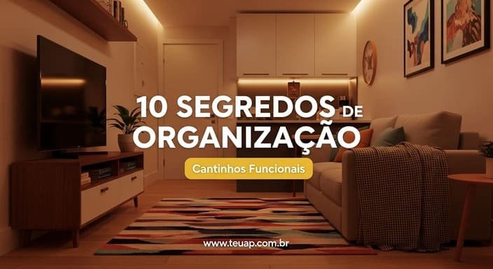 10 Segredos de Organização para Criar Cantinhos Funcionais