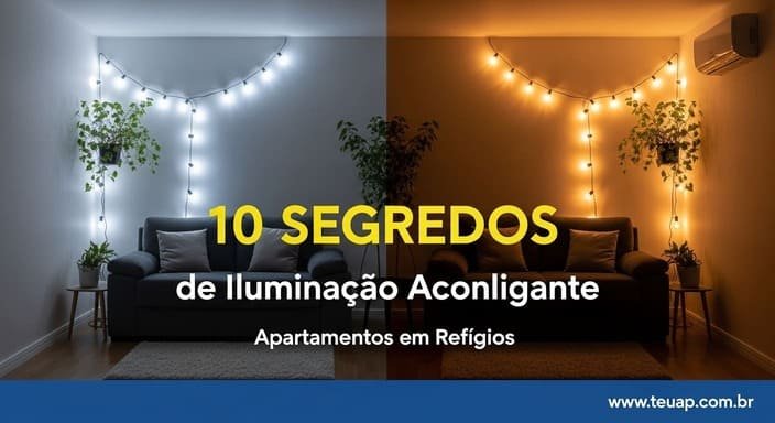 10 Segredos de Iluminação Aconchegante para Transformar Apartamentos Pequenos em Refúgios
