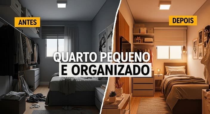 Quarto Pequeno e Organizado: 10 Segredos para Ganhar Mais Conforto