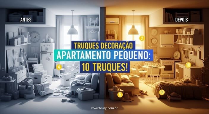 Truques sobre Decoração Apartamento Pequeno: 10 Truques Práticos