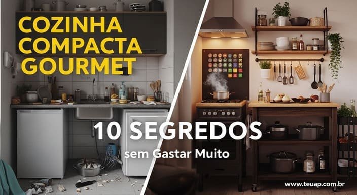 Cozinha Compacta Gourmet: 10 Segredos para Organização sem Gastar Muito