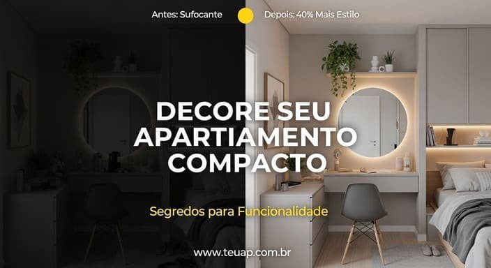 Decore Seu Apartamento Compacto: Segredos para Estilo e 40% Mais Funcionalidade