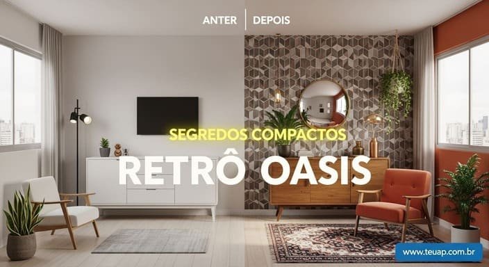 Segredos Compactos Retrô: Transforme Sua Casa Pequena em Oasis Moderno