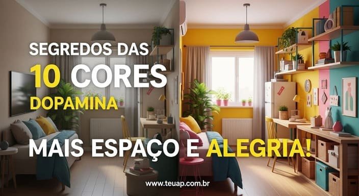 Segredos das 10 Cores Dopamina: Truques para Mais Espaço e Alegria em Casas Compacta