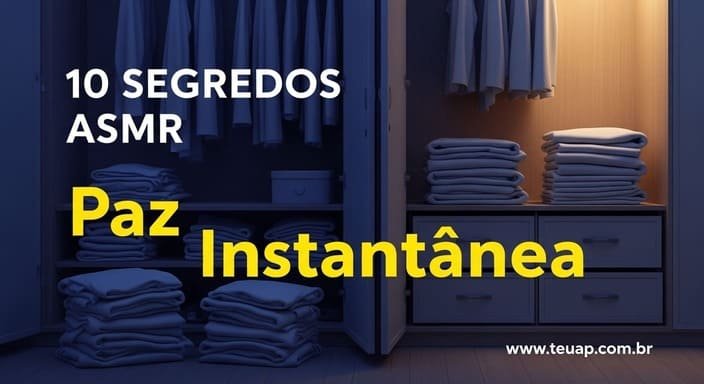 10 Segredos de Organização ASMR para Apartamentos Pequenos: Paz Instantânea