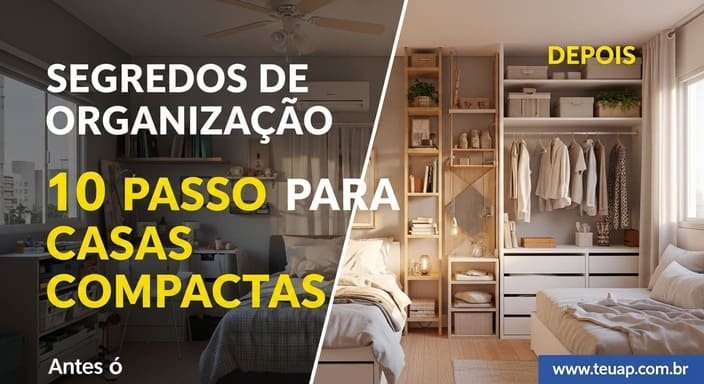 10 Segredos de Organização: 10 Passos para Design Prático em Casas Compactas