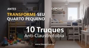Transforme Seu Quarto Pequeno de Criança: 10 Truques Anti-Claustrofobia e Baratos