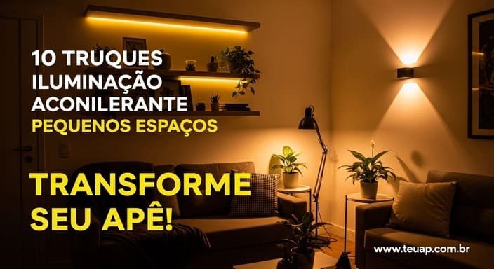 10 Truques de Iluminação Aconchegante para Espaços Pequenos: Transforme Seu Apê!