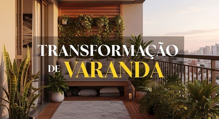 Transformação de Varanda: 10 Truques para Ganhar 30% Mais Espaço no seu Apartamento