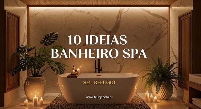 10 Ideias Banheiro SPA: design que transformam seu refúgio