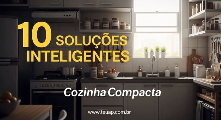 10 Soluções Inteligentes para Cozinha Compacta com Mais Espaço