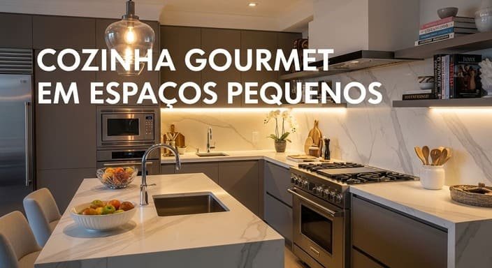 Cozinha Gourmet em Espaços Pequenos