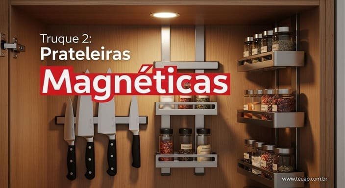 Truque 2: Prateleiras Magnéticas