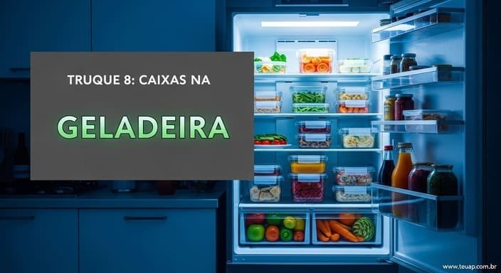 Truque 8: Caixas na Geladeira
