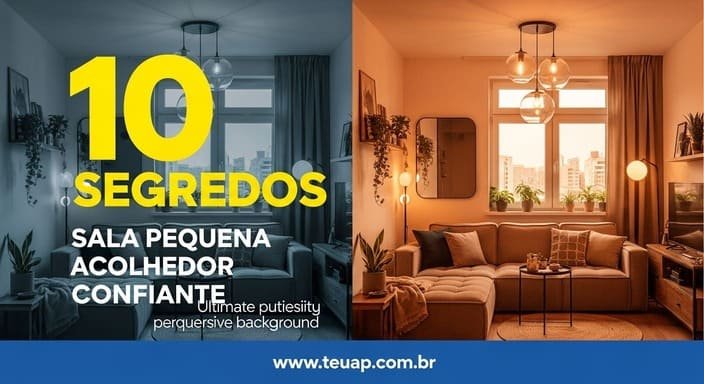 10 Segredos para Sala Pequena: Transforme em Espaço Acolhedor e Confiante