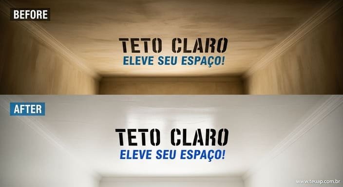 Cores Claras no Teto