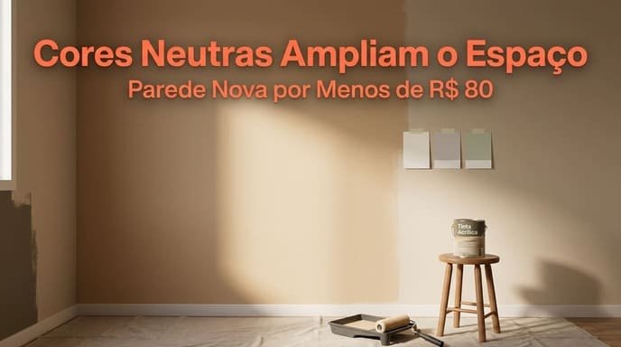 Aposte em Cores Neutras para Ampliar o Espaço Visualmente