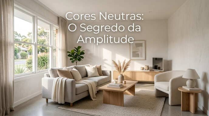 Cores Neutras: O Segredo da Amplitude