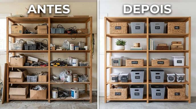 Antes | Depois