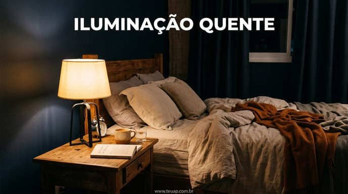 A Iluminação que Transforma o Clima do Quarto